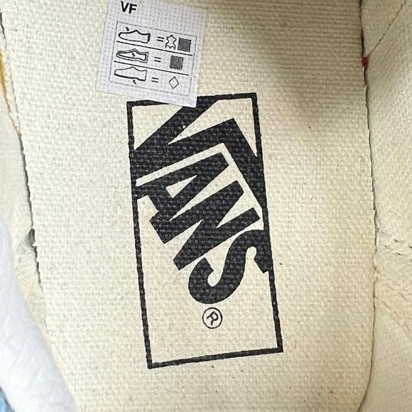 Vans Unisex Stackform Blue Woven Denim Platform Sneaker Size M 8 W 9.5 - Picture 11 of 11